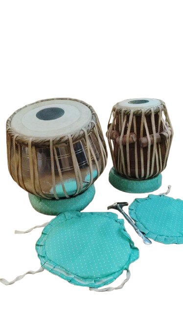 Tabla Set with Wooden Tabla Drums Bayan Dayan Tabla Cushion and Hammer for Beginners and intermediate