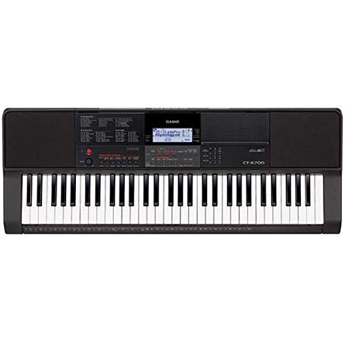 Casio CT-X700 61-Key Portable Keyboard with Bag Stand and Dust Cover