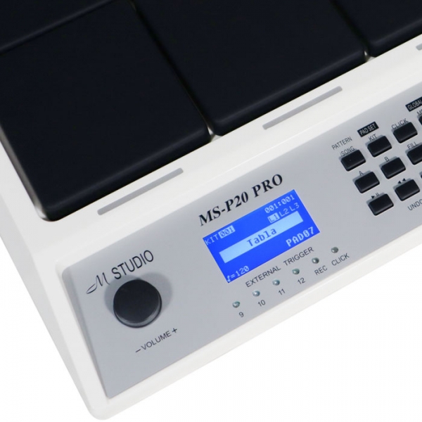 M-Studio MS-P20 Pro Octopad Electronic Drum Multipad - White