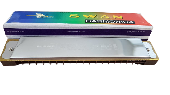 Swan SW20- Mouth OrganHarmonica 20 Holes