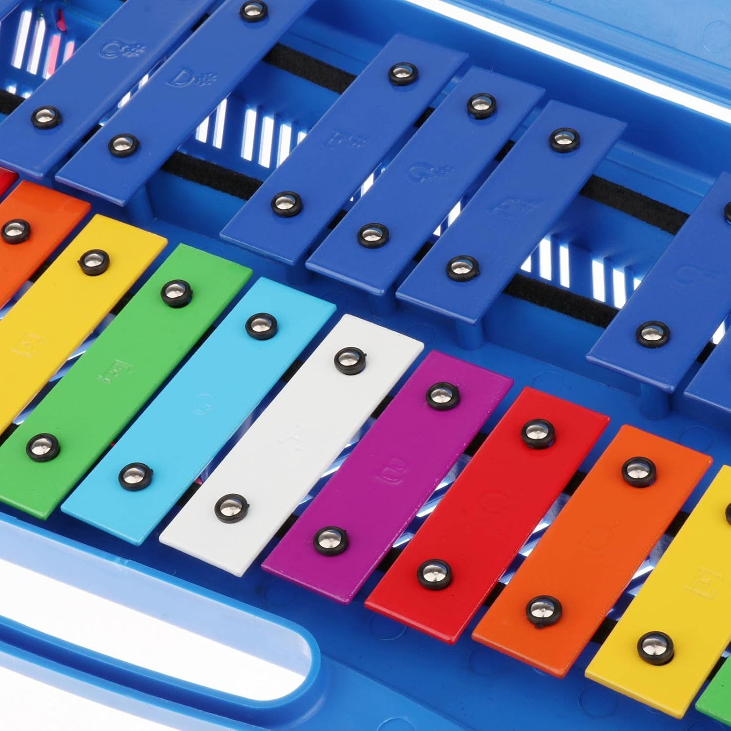 MusicX Professional 25 Note Xylophone For Preschool Children Percussion Instruments Blue