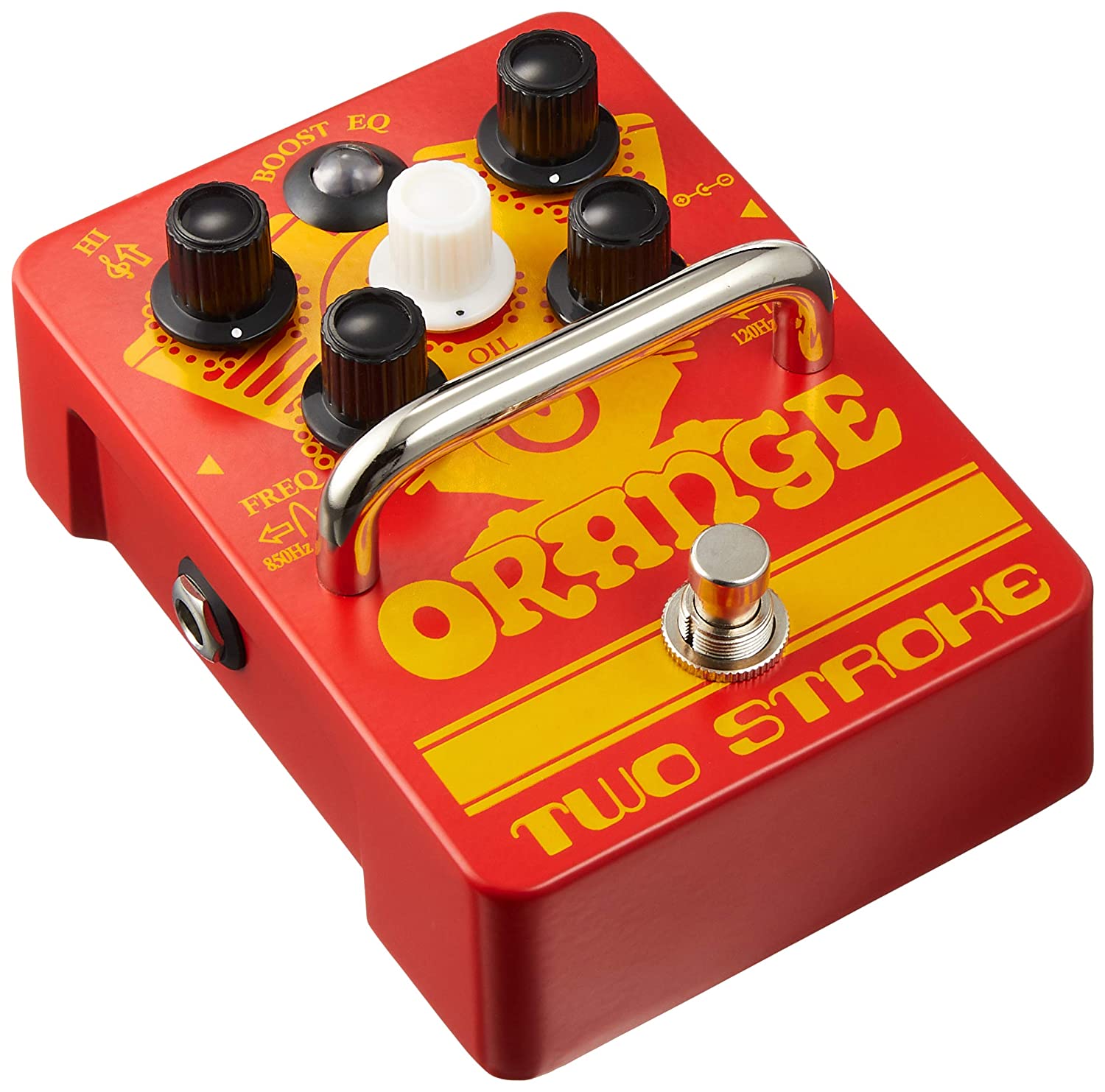Orange Two-Stroke Boost EQ Pedal Guitar Effects Pedal