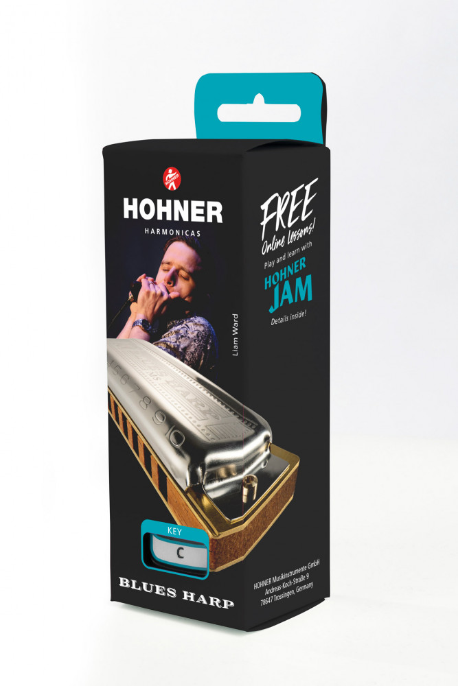 Image of Hohner Harmonica Blues Harp key C > M533016P