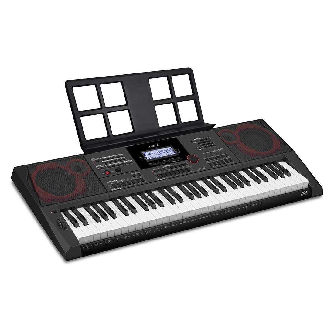 Casio CT-X9000IN 61-Key Portable Keyboard with Carry Case Black