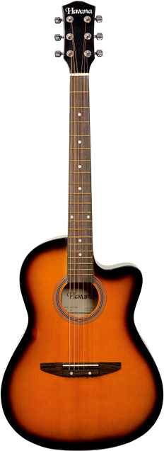 Havana 39 Cutaway Acoustic Guitar AAG-39 SB