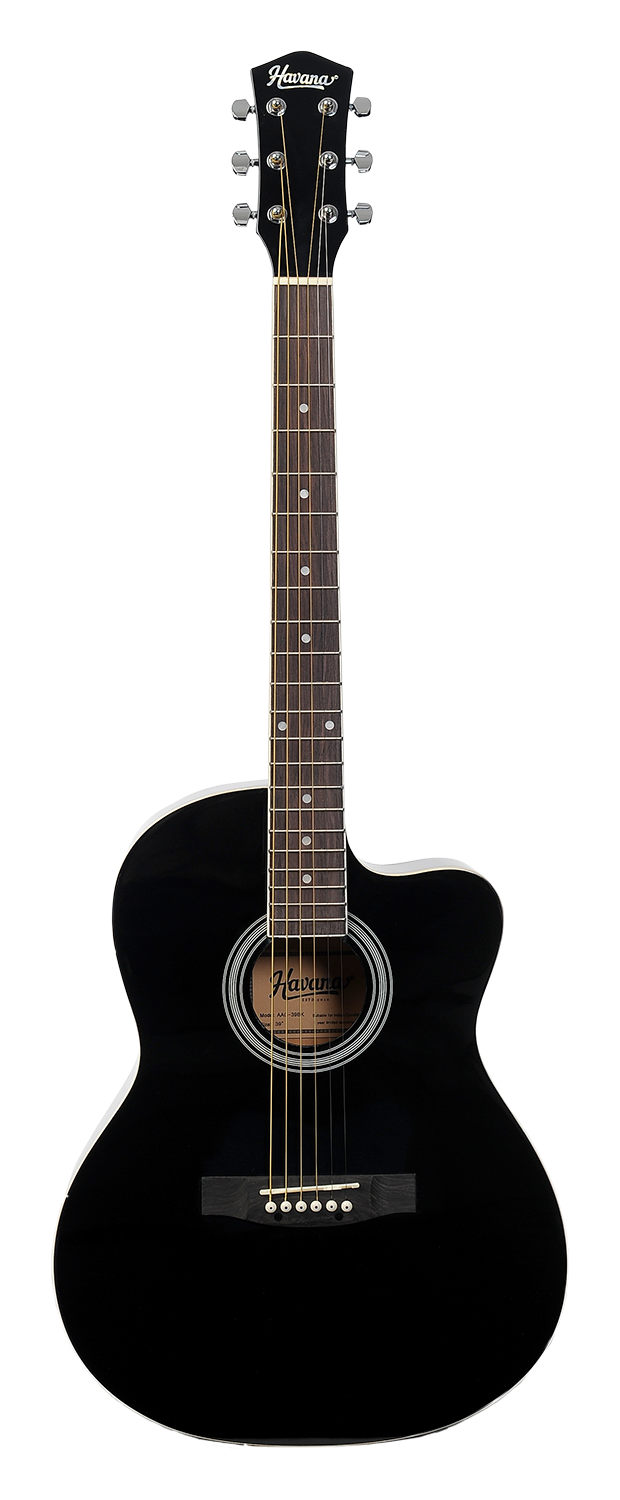 Havana 39 Cutaway Acoustic Guitar AAG-39 BK