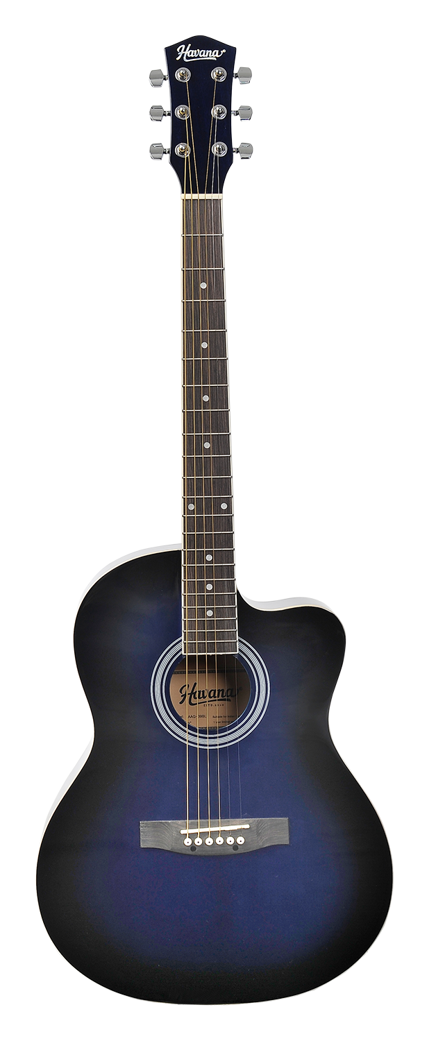 Havana 39 Cutaway Acoustic Guitar AAG-39 BL