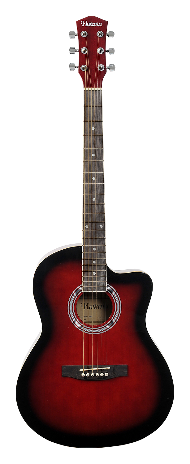 Havana 39 Cutaway Acoustic Guitar AAG-39 RB