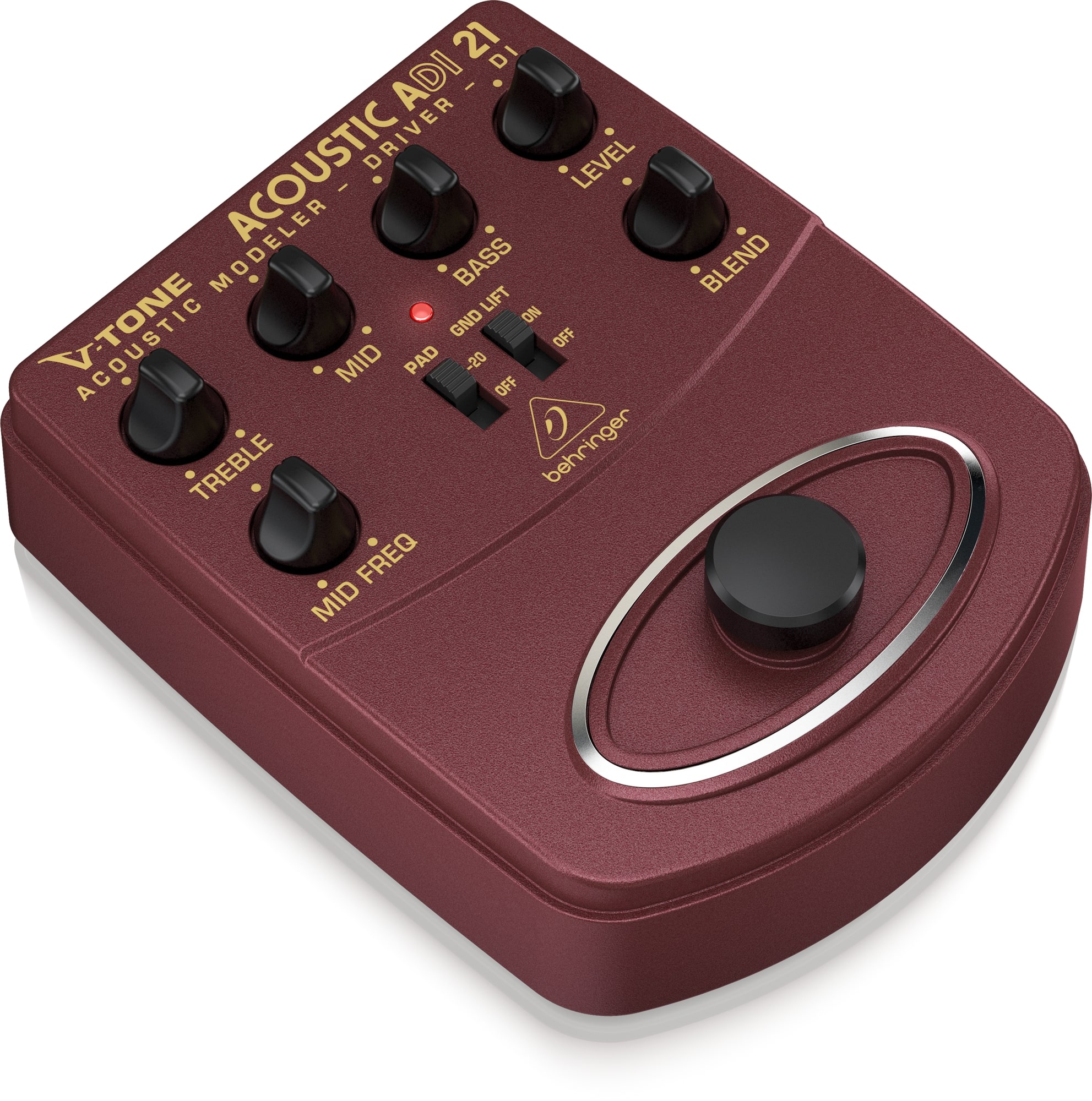 Behringer V-TONE ACOUSTIC DRIVER DI ADI21 Acoustic Amp ModelerDirect Recording PreampDI Box