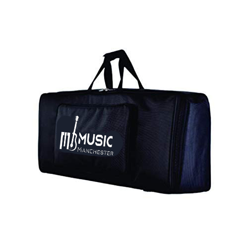 Keyboard and Piano CaseCoverBackpack For Yamaha P125B 88 Keys Heavy Duty Light weight Bag with Front PocketBLack