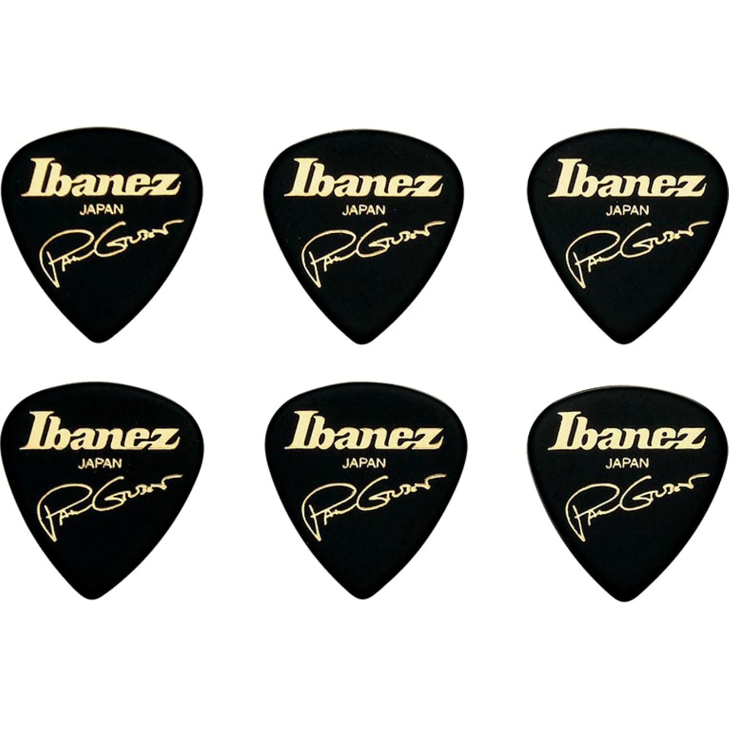 IBANEZ GUITAR PICKS  B1000PG-BK 6PCS