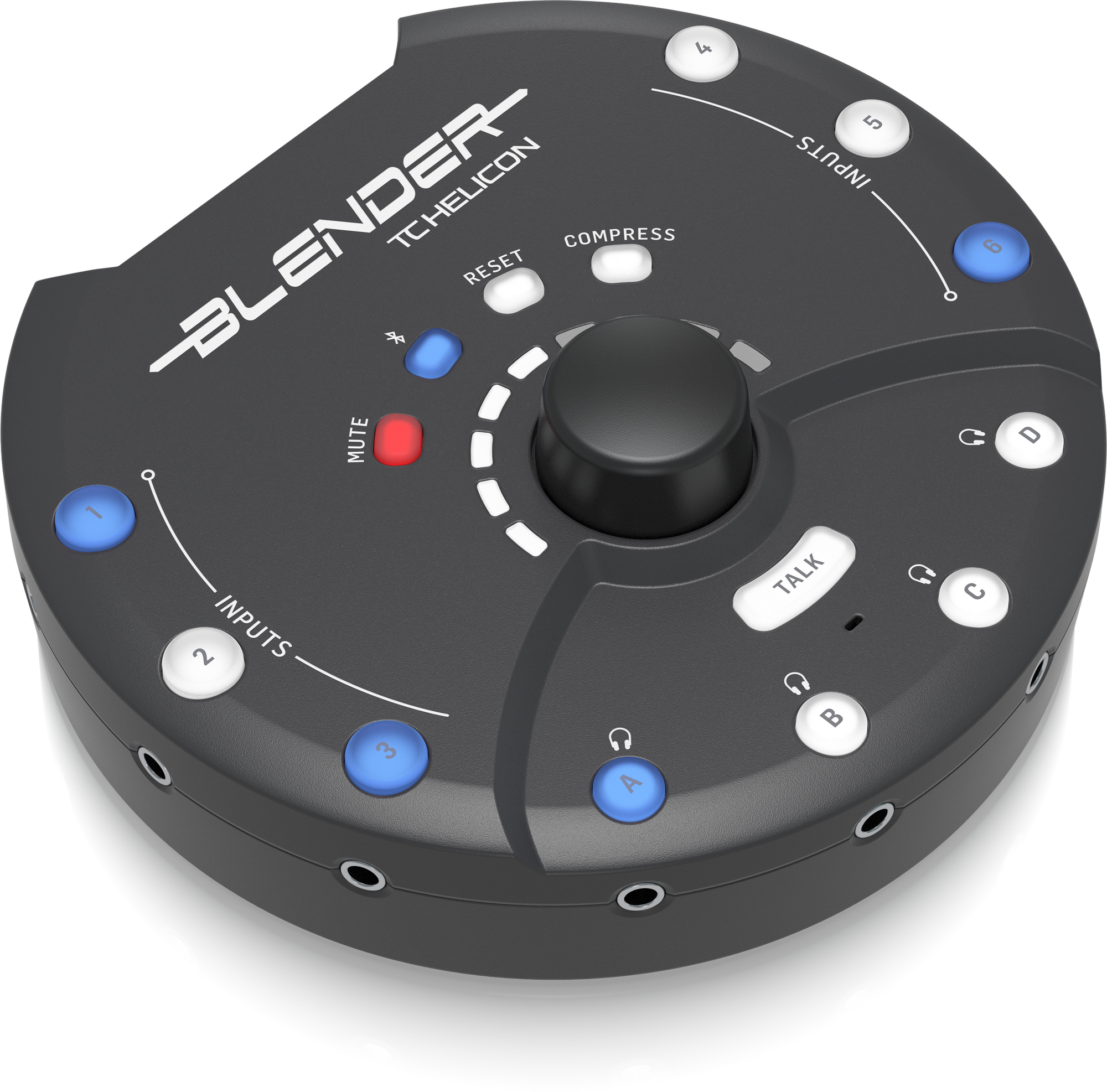 TC Helican BLENDER Portable 12 x 8 Stereo Mixer with 12 x 2 USB Audio Interface and Remote Control