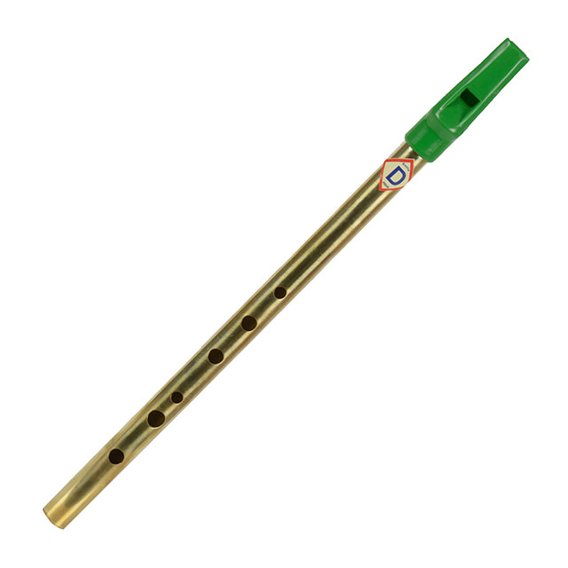 Brass Flute - Soprano - Vertical Blow - Scale D Natural