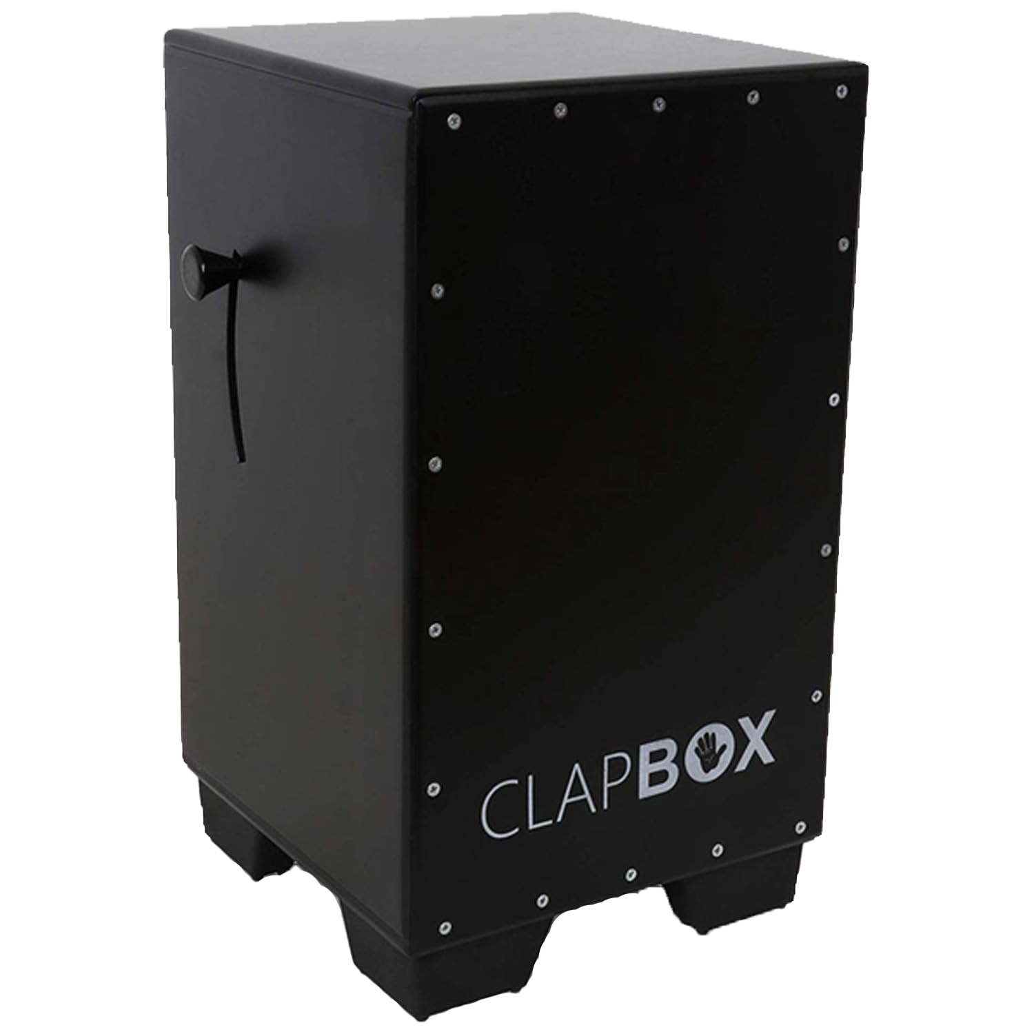 Clapbox Adjustable Snare Cajon CB50- Oak Wood H50 W30 L30 - 3 Internal SnaresBlack