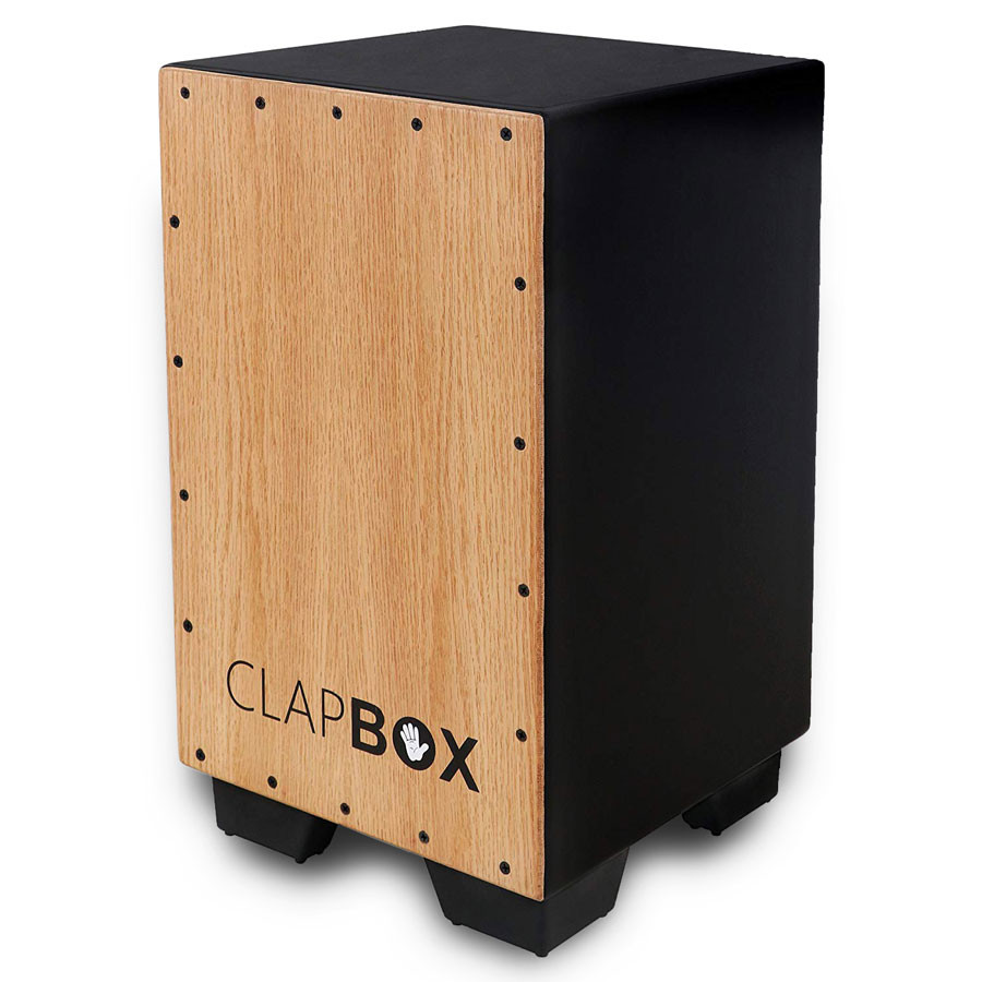 Clapbox Cajon CB11 -Black Oak H50 W30 L30 - 3 Internal Snares