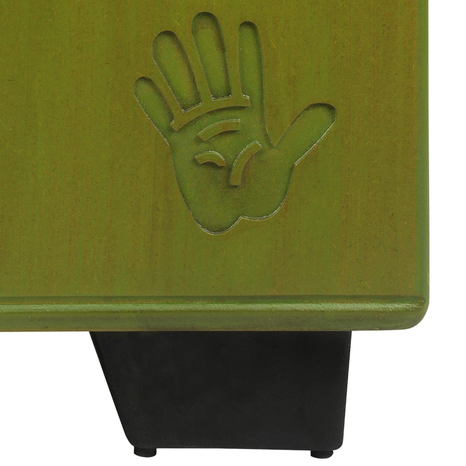 Clapbox Adjustable Snare Cajon CB40- Olive Green Birch Wood H50 W30 L30 - 3 Internal Snares