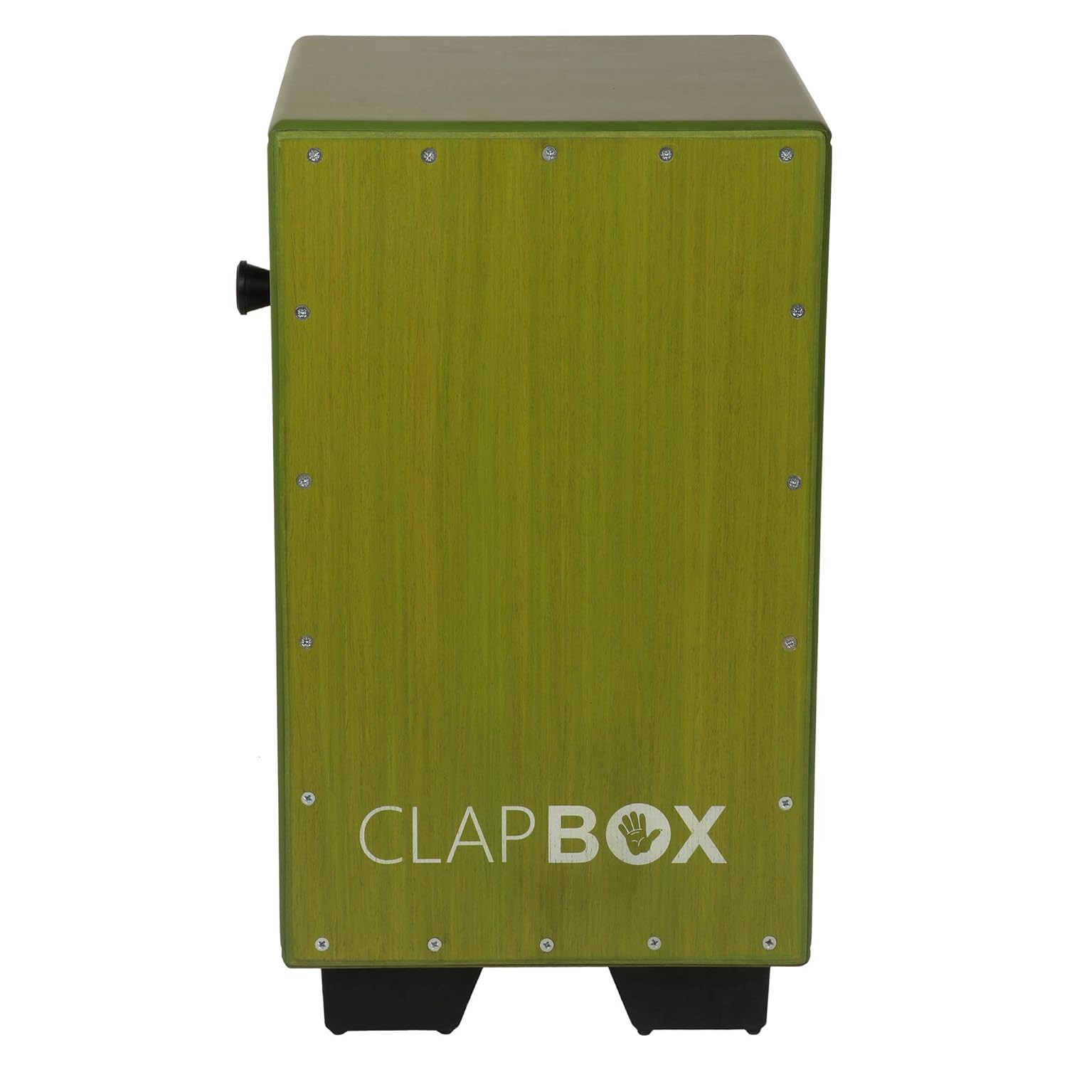 Clapbox Adjustable Snare Cajon CB40- Olive Green Birch Wood H50 W30 L30 - 3 Internal Snares