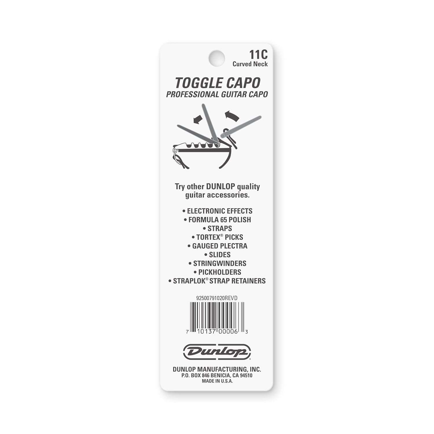 DUNLOP ADV CAPO CURV 11C