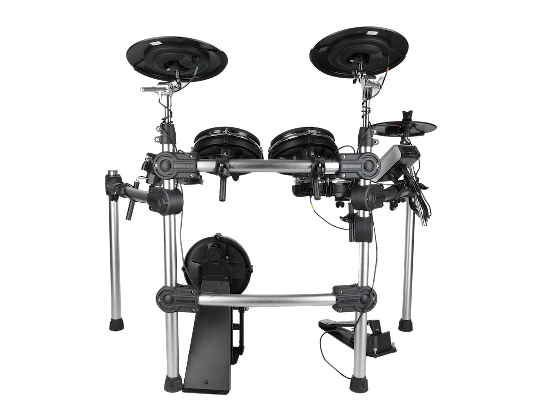 Carlsbro CSD500 Black 8 Piece Dual Zone Ele Drum Kt - All Mesh Heads