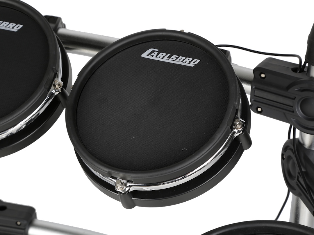 Carlsbro CSD500 Black 8 Piece Dual Zone Ele Drum Kt - All Mesh Heads