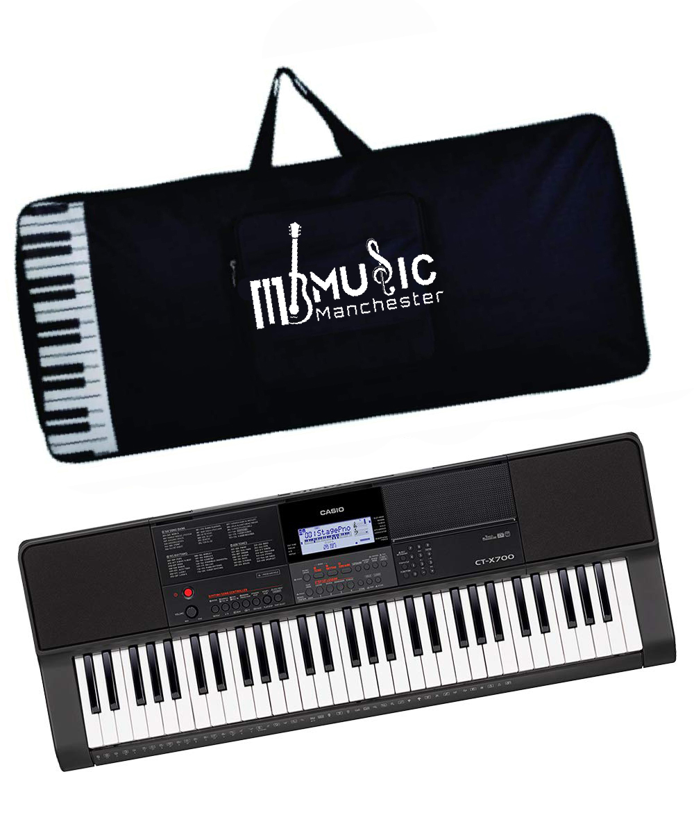 Casio CT-X700IN 61-Key Touch Sensitive Portable Keyboard with Carry Case