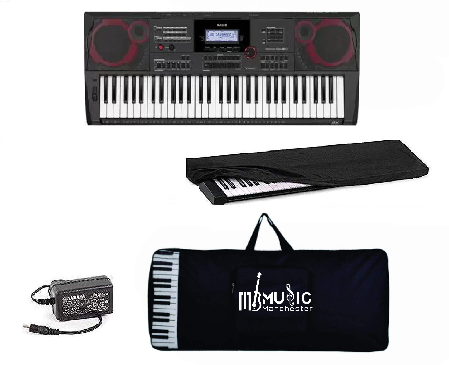 Casio CT-X9000 61-keys Indian keyboard with free adapter carry bag and dust cover