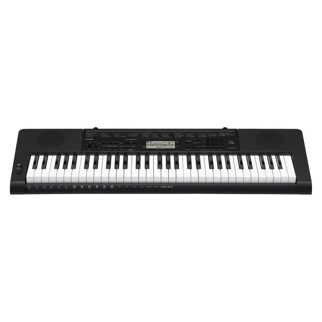 Casio CTK-3500 Electronic Keyboard With Free Adapter Padded Carry Bag Dust cover and Stand - Combo Pack