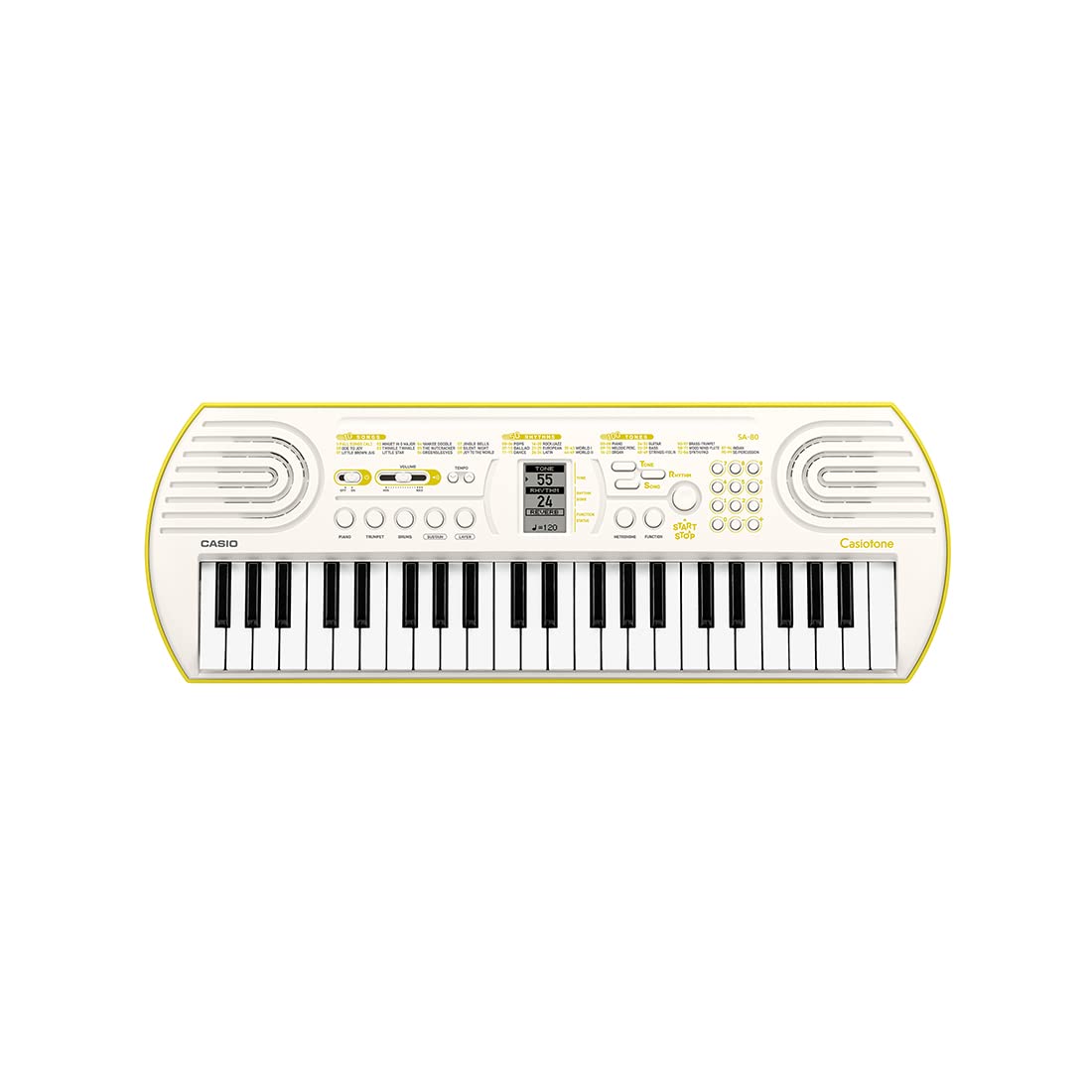 Casiotone SA-80 44 Keys Mini Keyboard with Adapter