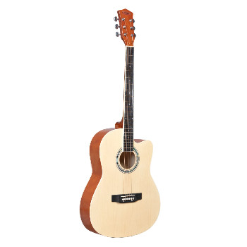 Techno Semi- Acoustic Guitar TMR-239CG with Padded Bag Natural