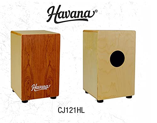 Havana wooden Cajon Natural Finish with string and bell CJ121HL