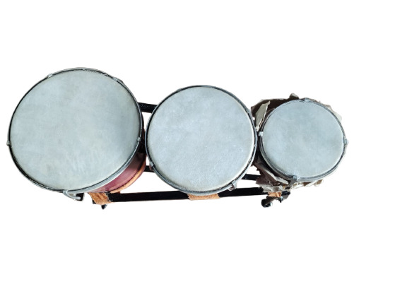 Mini Wooden Congo Set With Stand 3PC