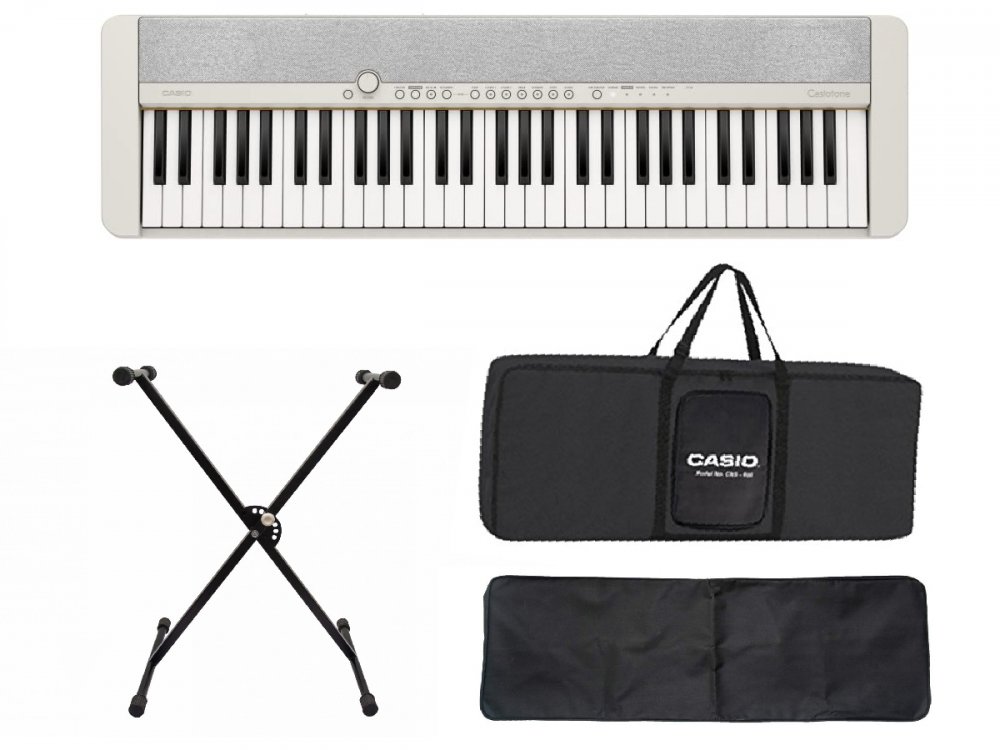 Tastiera Casio CT-S1WE Casiotone - 61 Tasti, Bianca, Con Bluetooth, Alimentazione A Batterie, Leggera E Portatile - Foto 5