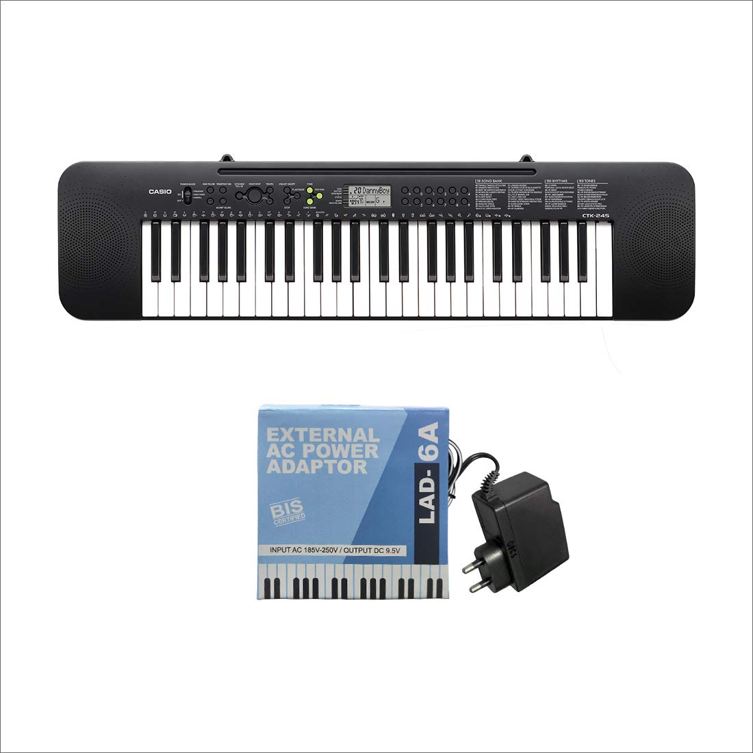 Casio CTK-240 Musical Keyboard Black