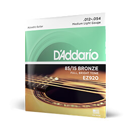 DADDARIO EZ920 SET ACOUS GTR 8515 MED LITE