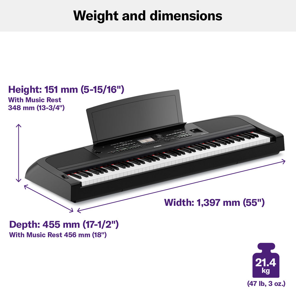Yamaha DGX-670B Digital Piano