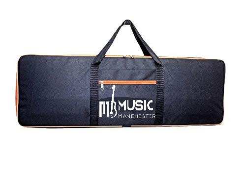 Keyboard and Piano CaseCoverBackpack For Yamaha Montage 7 76 Keys Heavy Duty Light weight Bag with Front PocketOrange