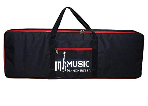 Keyboard and Piano CaseCoverBackpack For Yamaha PSR-EW 300 76 Keys Heavy Light weight Bag with PocketRed