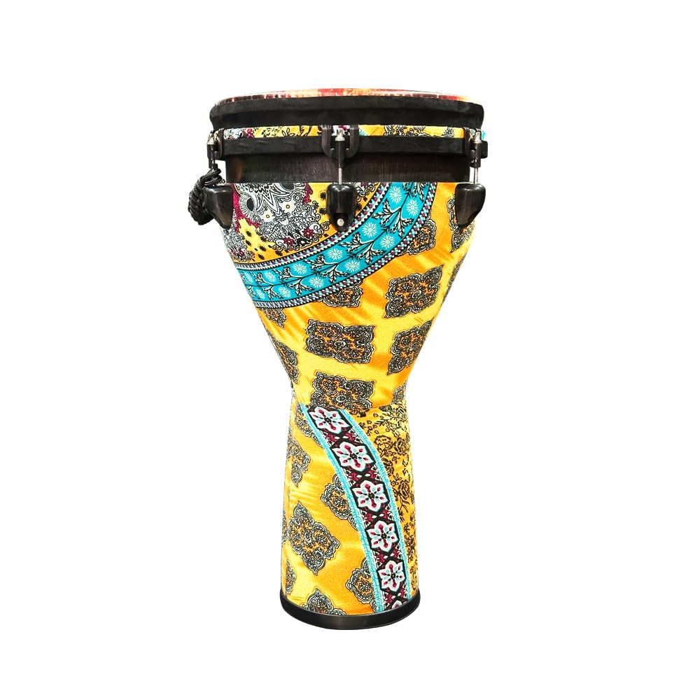Pluto Djembe 12 Yellow Thick Fabric with Cover DJ-12 YF
