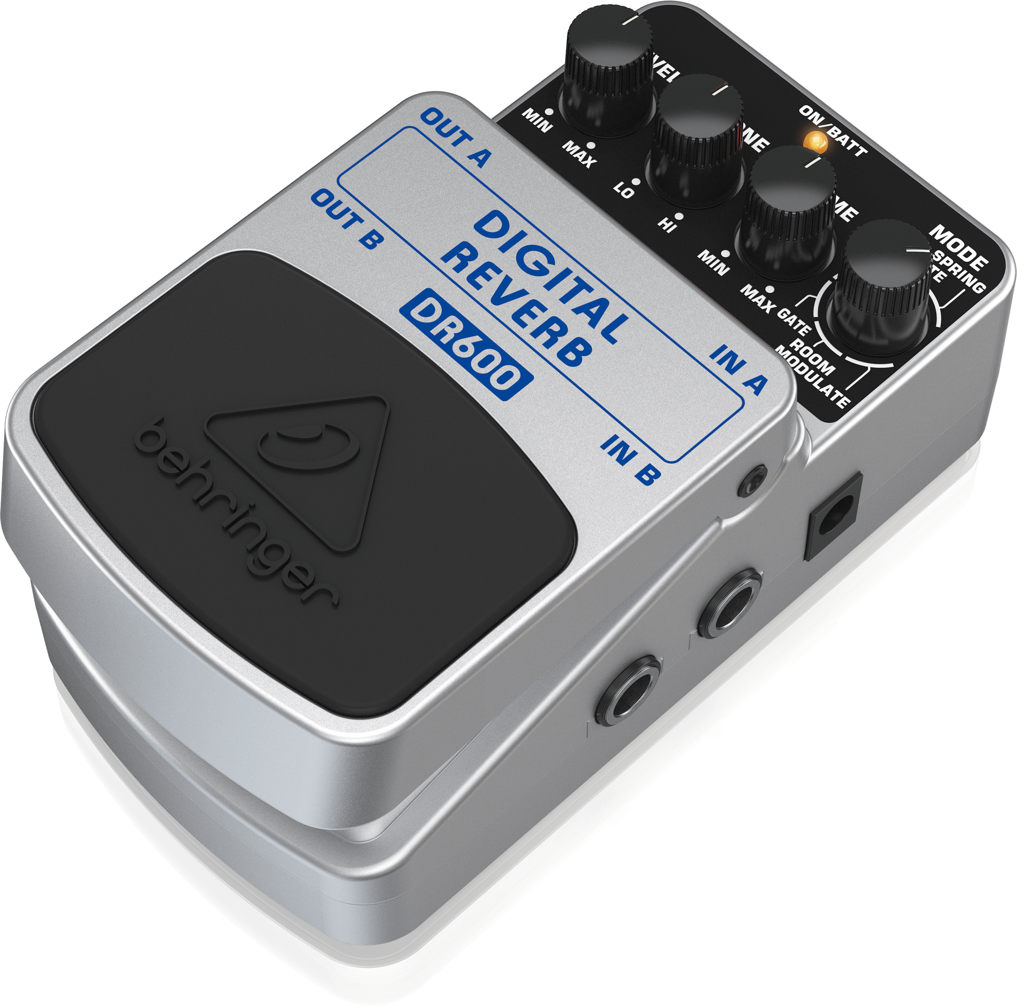 Behringer DIGITAL REVERB DR600 Digital Stereo Reverb Effects Pedal