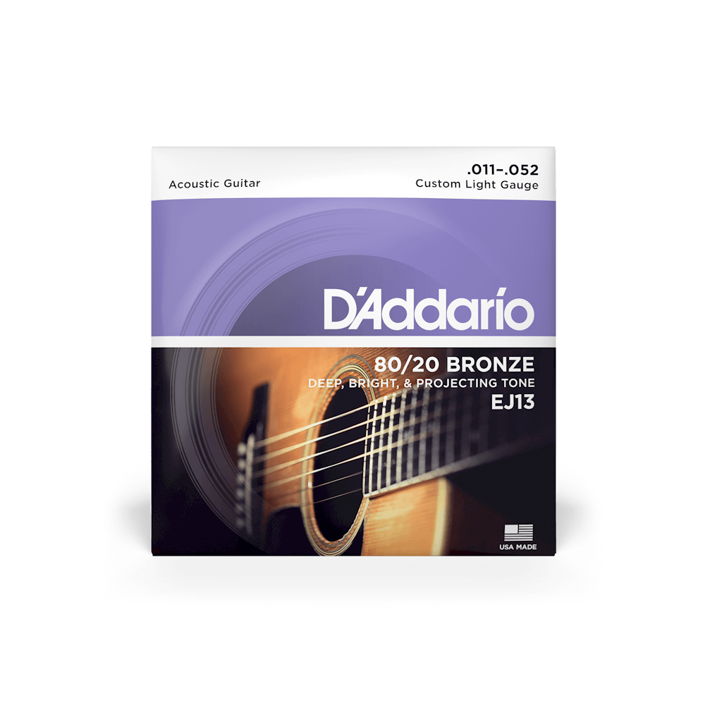 DADDARIO EJ13 SET ACOUS 8020 BRZ CST LITE