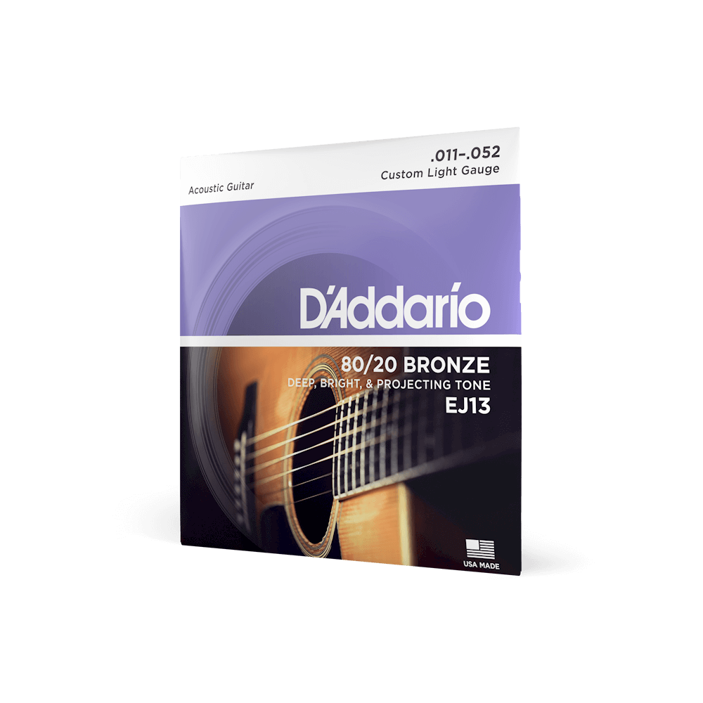 DADDARIO EJ13 SET ACOUS 8020 BRZ CST LITE