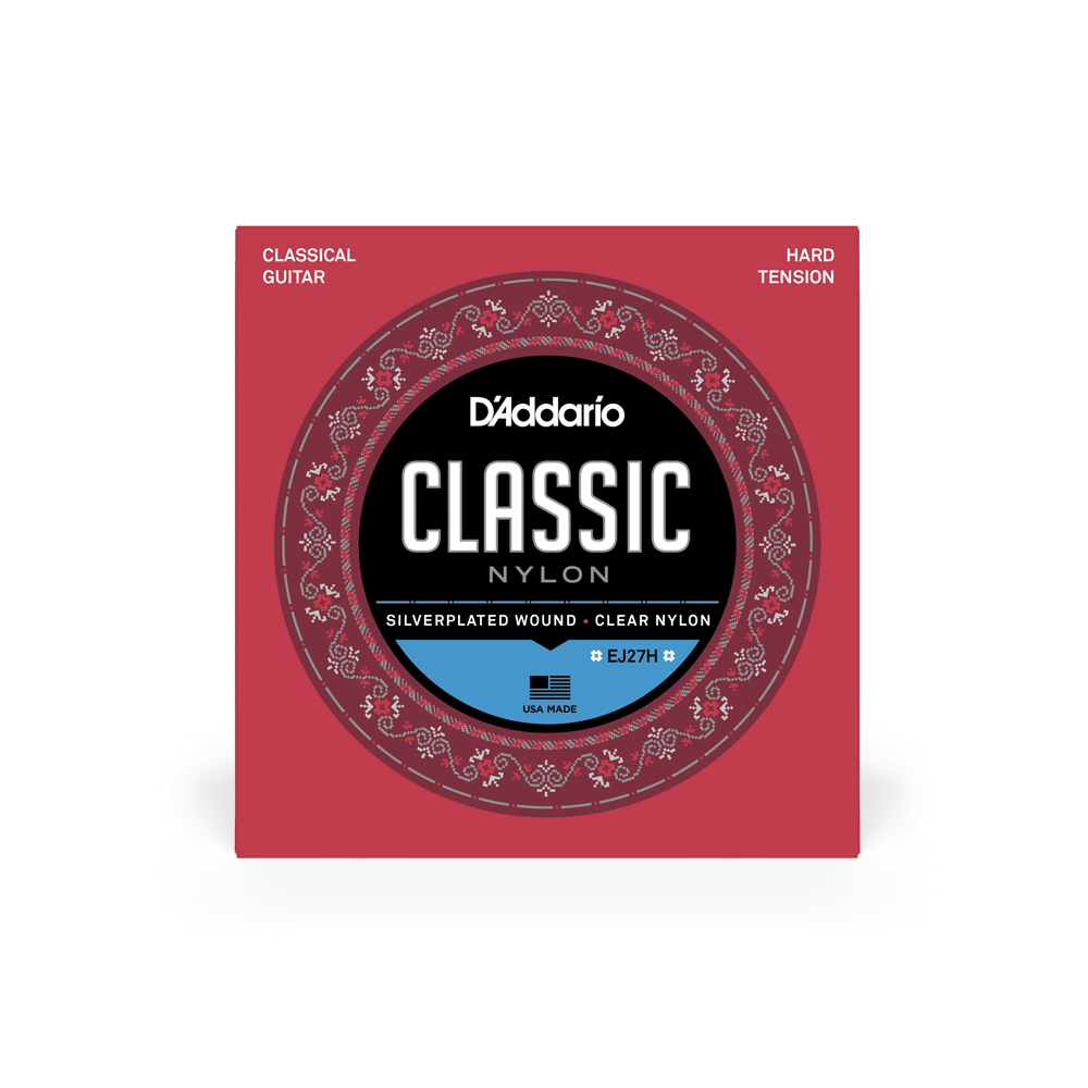 DADDARIO EJ27H SET STUDENT CLRSILVER HARD