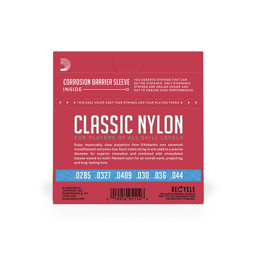 DADDARIO EJ27H SET STUDENT CLRSILVER HARD