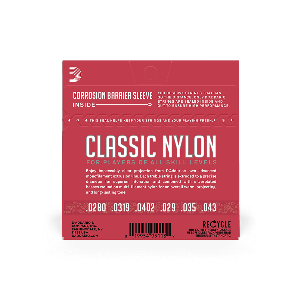DADDARIO EJ27N-3D 3PACK CLS GTR CLASSIC REC NORM