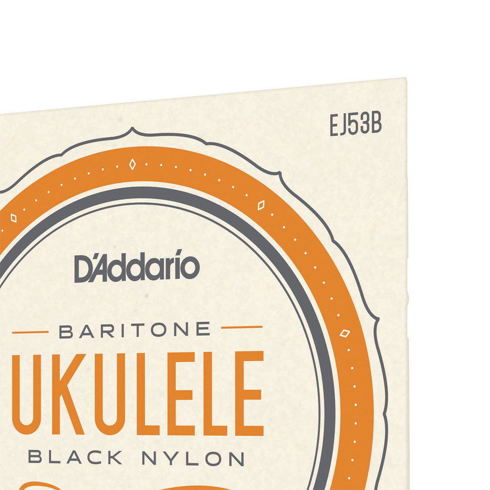 DADDARIO EJ53B SET BARI UKE BLK NYLSLVR WND