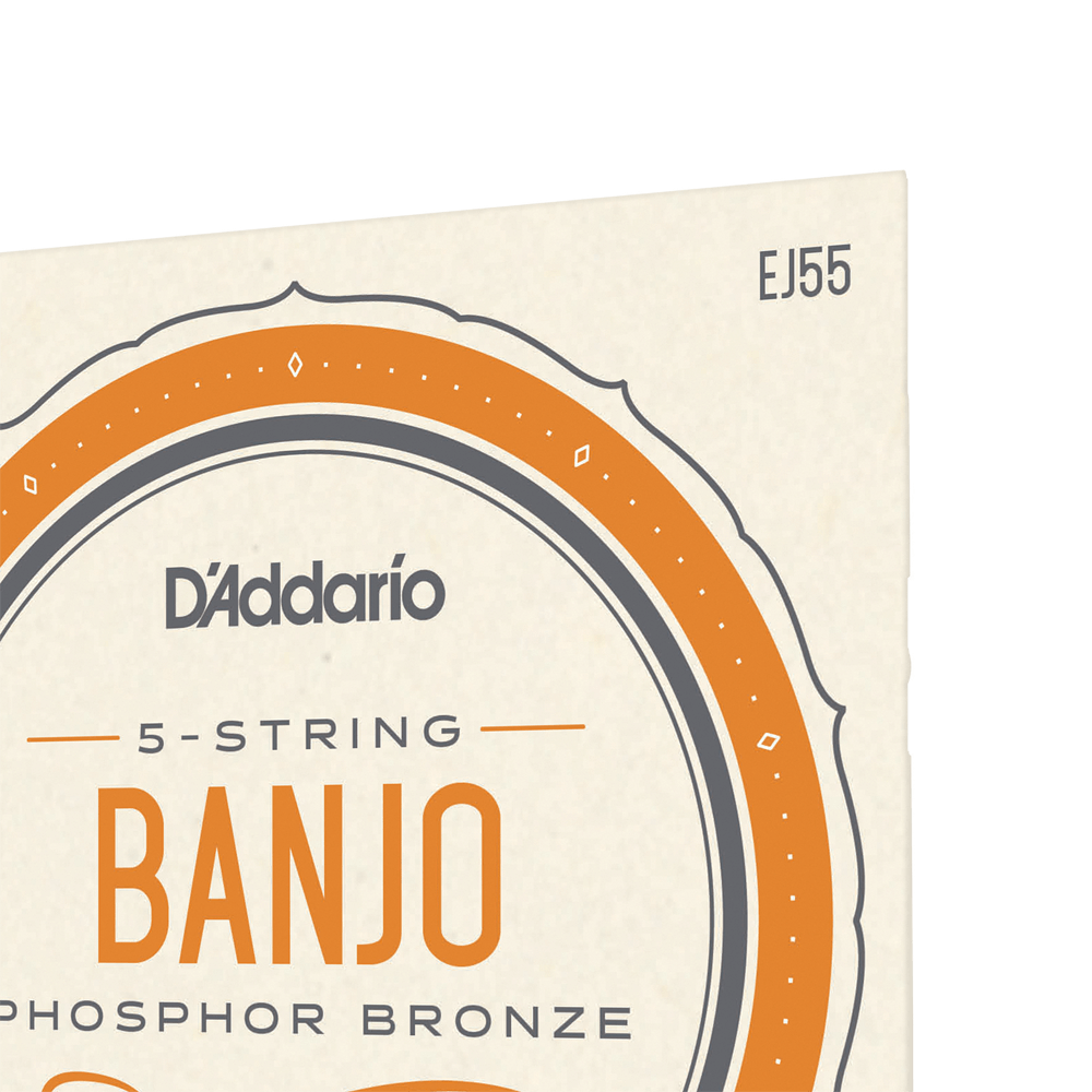 DADDARIO EJ55 SET BANJO PHOS BRZ MED