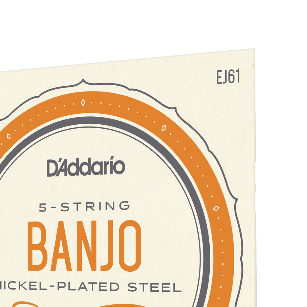 DADDARIO EJ61 SET BANJO NICKEL WND 10-23 MED