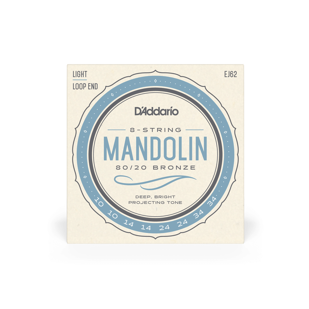 DADDARIO EJ62 SET MANDOLIN 8020 BRONZE LITE