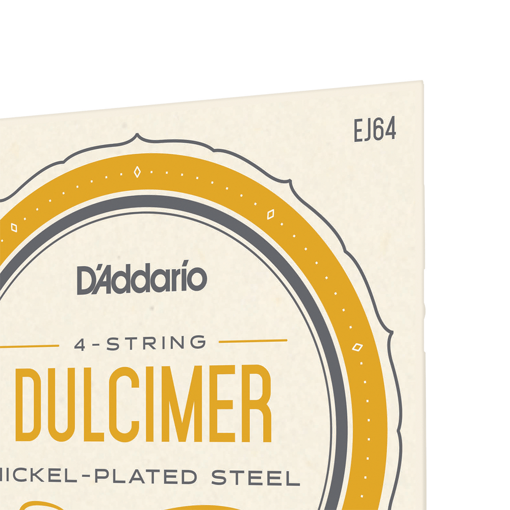 DADDARIO EJ64 SET DULCIMER NICKEL 4STR