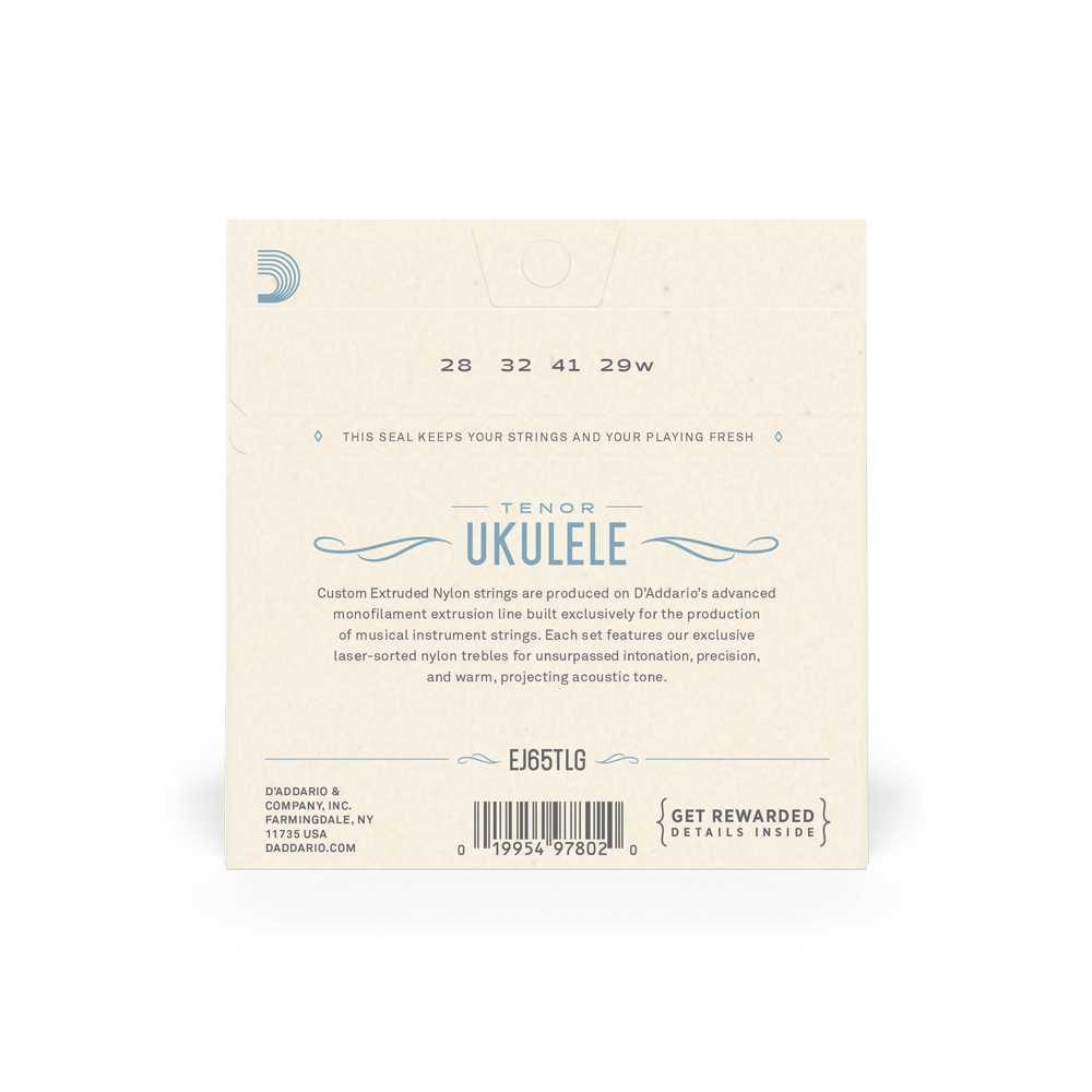 DADDARIO EJ65TLG SET TENOR UKE CLR NYL LOW G